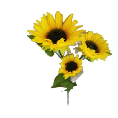 China Fashional Artificial Flowers Factory Wholesale Fall Stem Decorative Artificial Sunflower Selection for sale