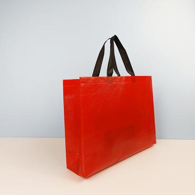 China Eco - Friendly Tote Bags Custom Printed Recyclable Non Woven Fabric Grocery Bags for sale