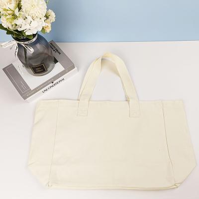 China Eco-Friendly Custom Reusable Cloth Cotton Canvas Shopping Bags Foldable Canvas Tote Bags Gift for sale