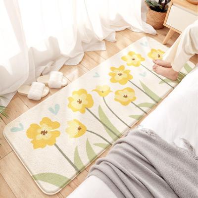 China Modern Soft Shaggy Cartoon Kids Bedroom Floor Funny Printed Rug Washable for sale