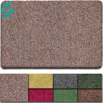 China Washable Magic Absorb No Smell Durable Anti-Slip Rubber Back Mud Low-Profile Indoor Entry Door Mat Te koop