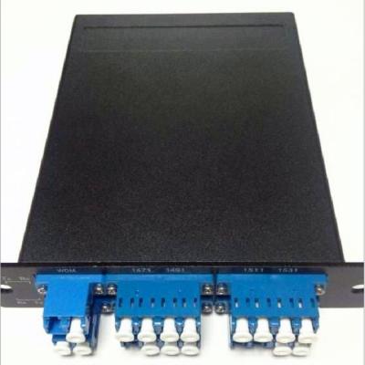 China FTTX Network Ex-Work Price 4 8 16 18 Channel WDM CWDM DWDM Mux Demux Module , 1U Rack Mount CWDM Multiplexer FWDM Splitter Device for sale