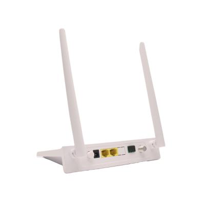 China Hot Popular FTTH Terminal Ont Ontario Fiber Optic Network Unit 1GE+1FE+wifi XPON ONU with CATV Huawei or comprative zte for sale