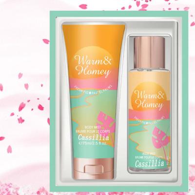 China Hamey Warm Replenishing Moisturizing Luminous Mist Lotion Glamorous Skin Parfumee Body Lotion Intense Whitening Silky Soft Set for sale