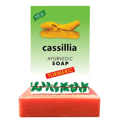 China Manufacturer Wholesale Soap Turmeric 100% Ayurvedic Soap Base Cleaning Ayurvedic Pyary Soap for sale