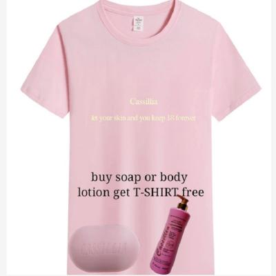 China cassillia brand Skin Base Cleansing Free Brightening Exfoliating Body T-shirt Soap Whitening Long Lasting Soap Fragrance Soap for sale