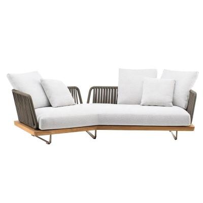 China Selling Modern Luxury Modern Outdoor Patio Rope Sofa Garden Furniture Sets Commercial Turkey Metal for sale