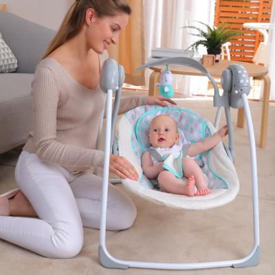 China High Quality Electric Swing/Music Electric Baby Swing Chair Baby Swing with Music and Indoor Doll Baby Swing Chair for sale