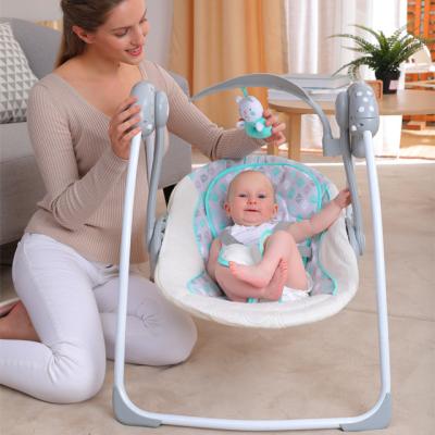 China Automatic Electric Baby Swing/Music Baby Swing Hammock with Doll and Music Baby Swing Chair Rocking for sale