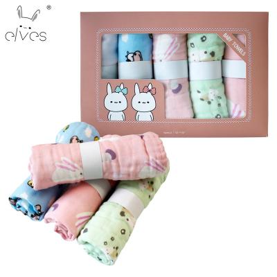 China QUICK DRY Baby Gauze Handkerchief 6 Layers Soft Gauze Towel Baby Gauze and Terry Cotton Baby Towel for sale