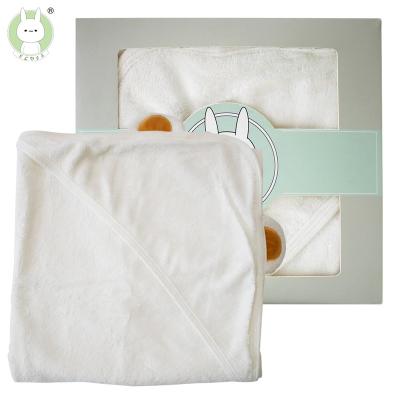 China QUICK DRY Premium Baby Towel Baby Washcloth Set Bath Towel Organic Bamboo Extra Soft and Thick Newborn Hooded Towel Baby Washcloth for sale