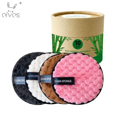 China Eco-Friendly Reusable Bamboo Pads Brush Cleaner Makeup Remover OEM Makeup Remover Washable Makeup Remover for sale