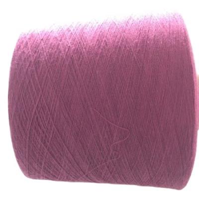 China Sustainable GRS Certified Recycled Colored Polyester Spun Yarn 30/1 for sale