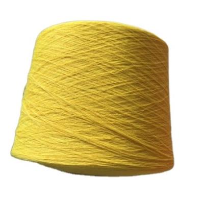 China Sustainable GRS Certified Recycled Colored Polyester Spun Yarn 30/1 for sale