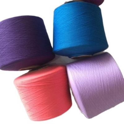 China Sustainable GRS Certified 100% Polyester Spun Yarn With High Tenacity For Circular Machine for sale