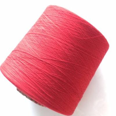 China Sustainable GRS Certified Recycled Colored Polyester Spun Yarn 30/1 for sale