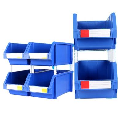 China Sustainable Virgin PP Plastic Stack And Hang Storage Bins For Small Parts In Warehouse for sale