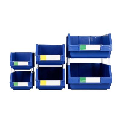 China Sustainable Tool Parts Organizer Plastic Stack And Hang Back Bin And Storage Box for sale