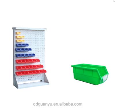 China Sustainable Good Quality PP Storage Blow Bins For Louvered Board For Warehouse for sale