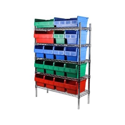 China Large Sustainable Warehouse Parts Storage Plastic Pick Bins For Clothing for sale