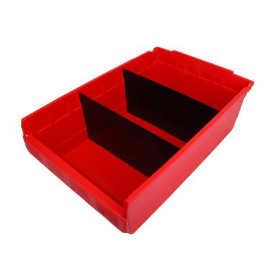 China Viable Warehouse Storage Shelf Plastic Bins Spare Parts Bins For Rack Or Filing Cabinet for sale