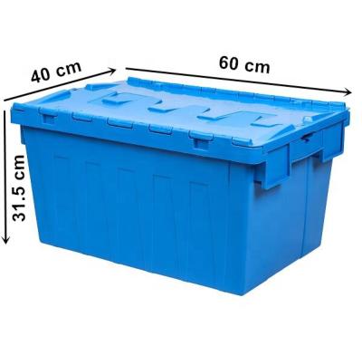 China Solid Boxed Storage Heavy Duty Plastic Storage Turnover Box Industirl Plastic Containers for sale