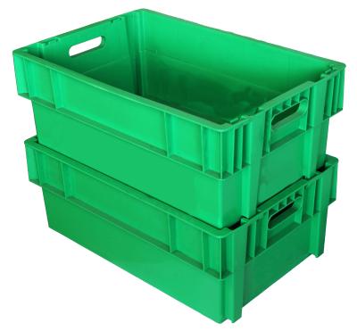 China Heavy Duty Stackable Stackable Logistic Storage Pile And Nest Plastic Packaging for sale