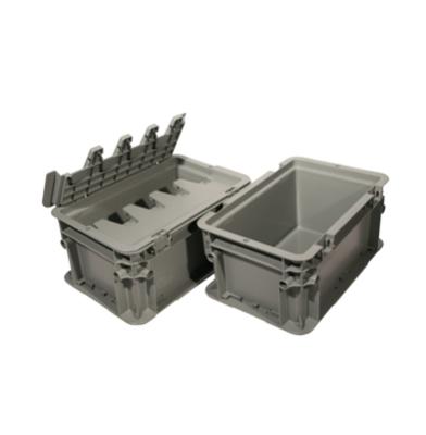 China Best viable selling plastic hinged transport lid storage container with cheap price for sale