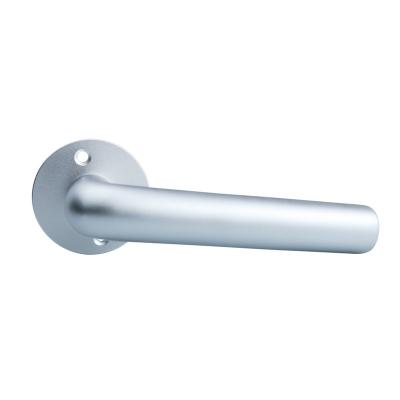 China Aluminum alloy door handles material with lock for interior doors for sale