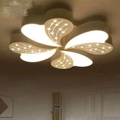 China Contemporary hot sale creative ultra thin acrylic LED ceiling light for living room dimmable led mount ceiling light iron outdoor ceiling for sale