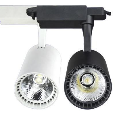 China Contemporary Ra95 28w anti-glare cob led track spotlight cob track lamp around the downlight LED spotlight market. office. hotel. Family only for sale