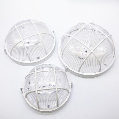 China Outdoor Lighting Round Bulkhead Lights Wall Lamp Net Outdoor Medium Oval Balcony Ceiling Light Round E27 Waterproof Moisture Proof for sale