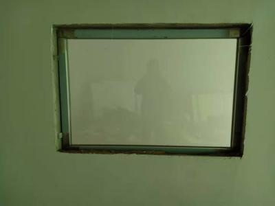 China CT Room DR Room Radiation Protection Lead Glass 1200 X 800 Radiation Proof Glass for sale