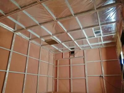 China Metal RF Shielding Room Single Double Door Copper Shielding for sale