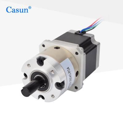 China NEMA23 Geared Casun Motor 2.8A 1.2N.M Robot Arm Gearbox Stepper Motor for sale