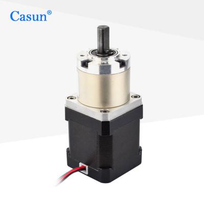 China Gear Reducer 1.5 A Nema 17 Stepper Motor 1.8 Deg 500mN.M Holding Torque 42*40mm for sale