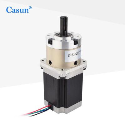 China NEMA 23 Planetary Gearbox Stepper Motor Gear Reduction Ratio 4/1 voor automatisering Huishoudelijk Apparatuur Medisch Apparaat Te koop