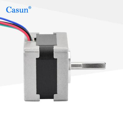 China Casun Bipolar NEMA 14 Stepper Motor 35mm 12 Volt DC Stepper Motor for sale