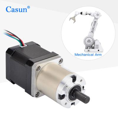 China Gear Reducer 0.15 A Nema 17 Stepper Motor 1.8 Deg 2 Phase 1.2 N.M Holding Torque for sale