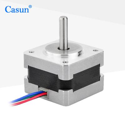 China Casun NEMA 14 Stepper Motor 12V DC Stepper Motor 35X35x26mm for sale