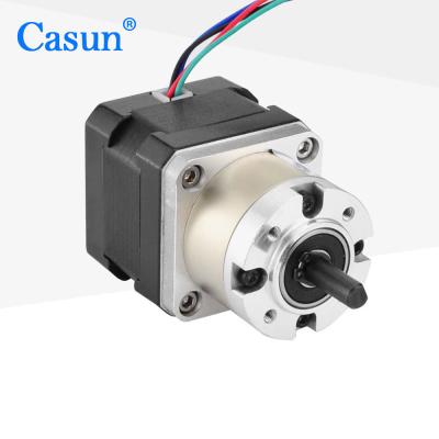 China NEMA17 Ratio 5.18:1 Planetary Gearbox Stepper Motor 12V DC For Cnc Robot Arm for sale