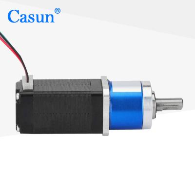 China Mini 14mN.M Nema 8 Gearbox Stepper Motor 0.2A Casun Stepper Motors for sale