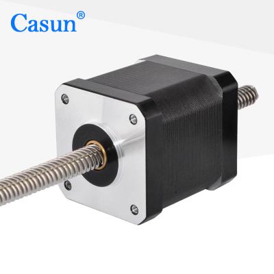 China 48mm Body 450mN.M Non Captive Stepper Motor Tr5*2 NEMA 17 For Medical Instruments en venta