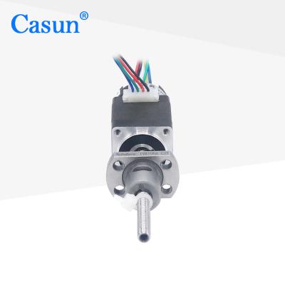 China 2 Phase Nema 8 Bipolar 1.8 Deg Ball Screw Stepper Motor 28mm Body With Encoder 14mN.m for sale