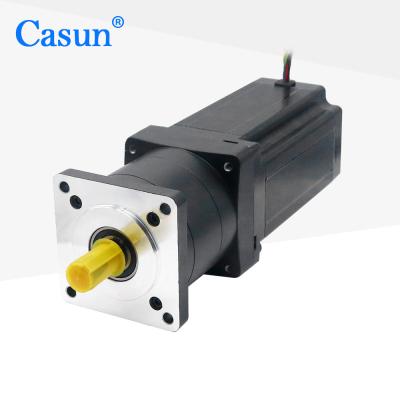 China 149mm Nema 34 Geared Stepper Motor with Large Reduction Ratio 10 1 Planetary Gearbox for sale