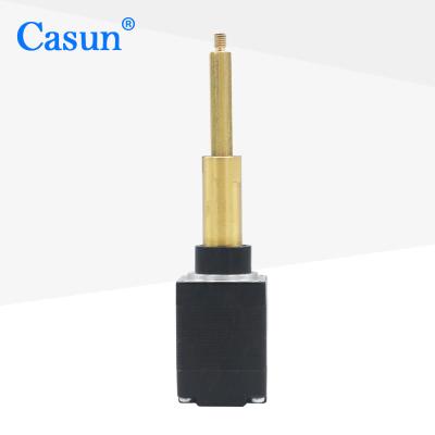 China Casun de alta calidad 0.24A Motor paso a paso cautivo NEMA 8 Motor actuador lineal 0.5KG motor paso a paso para dispositivo médico en venta