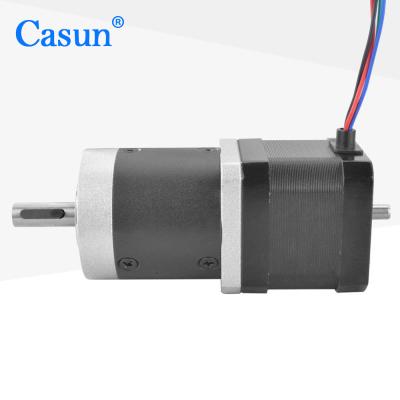 China NEMA 17 Ratio 50/1 Planetary Gear Reducer Geared Stepper Motor For Intelligent Vehicle for sale