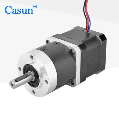 China 2.8V 1.6Amp Nema 17 Gear Reduction Motor 390mNm 42mm Stepper Motor for sale