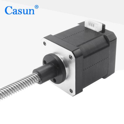 China 34mm NEMA 17 Stepper Motor Lead Screw 1.65Amp 500mN.M Casun Stepper Motor for sale