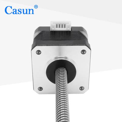 China Motor lineal de tornillo de accionamiento externo NEMA 17 con CE ROHS para la automatización de laboratorios en venta